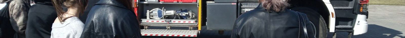 Zapobieganie pożarom – klasa 1 TR z wizytą w OSP