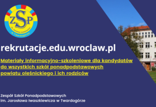 Rekrutacja 2026/2027. Informacje dla kandydatów